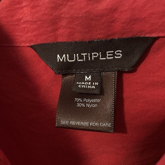 Red blouse tunic - Picture 5 of 10